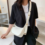 Vintage Leather Crossbody Bag Women Shoulder Sac A Main Handbags