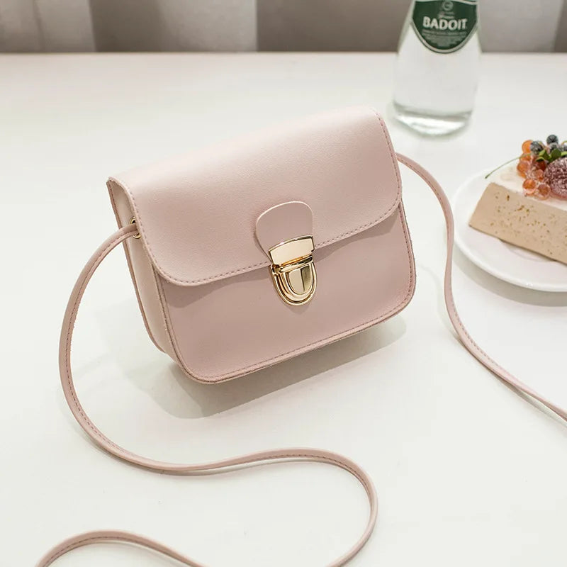 Women Messenger Bags Brand Crossbody Phone Beach Bag Lock Shoulder