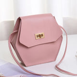 Women Messenger Bags Woman Bag Famous Brands Women Solid Cover Lock Shoulder Cro