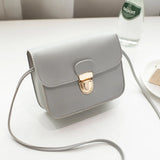 Women Messenger Bags Woman Bag Famous Brands Solid Cover Lock