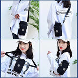 Women Flap Hand Bag Sports Arm Shoulder Purse Mini B