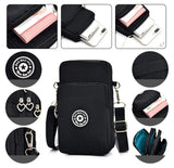 Women Flap Hand Bag Sports Arm Shoulder Purse Mini B