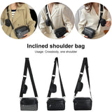 Women Messenger Pouch 2 in 1 Shoulder Bag Leather Combo Set