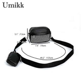 Women Messenger Pouch 2 in 1 Rhombus Pattern Adjustable Strap