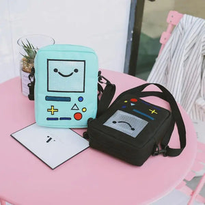 Mini Nylon Robot Phone Purse Crossbody Bag