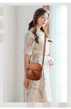 Soft Leather Shoulder Bag Retro Multi-Layer Large-Capacity Mobile Phone Bag