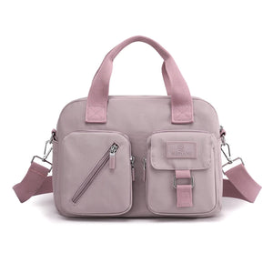 Nylon Women Messenger Bag Multi-layer Shoulder Handbag Large Capacity Crossbody
