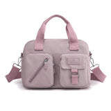 Nylon Women Messenger Bag Multi-layer Shoulder Handbag Large Capacity Crossbody