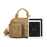 Nylon Women Messenger Bag Multi-layer Shoulder Handbag Large Capacity Crossbody