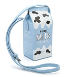 Women Milk Box Cartoon Shoulder Bag Girls Crossbody Bags Phone Bag
