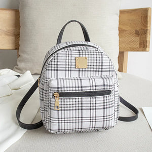 Women Mini Backpack Casual Travel Backpack Female PU Leather Shoulder