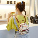 Women Mini Backpack Casual Travel Backpack Female PU Leather Shoulder