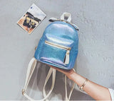 Women Mini Leather Backpack for Teenagers Girl School