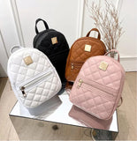 Women Mini Backpack Girls PU Shoulder Bag