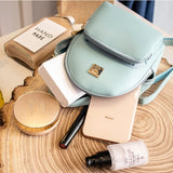 Women Mini Backpack PU Leather Shoulder Crossbody Bag Ladies Phone Pouch Pack