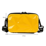 Women Mini Box Bags Uneven Surface Handbag Waterproof Makeup Storage Bag