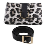 Mini Envelope Waist Bag PU Leather Clutch Cell Phone Purse