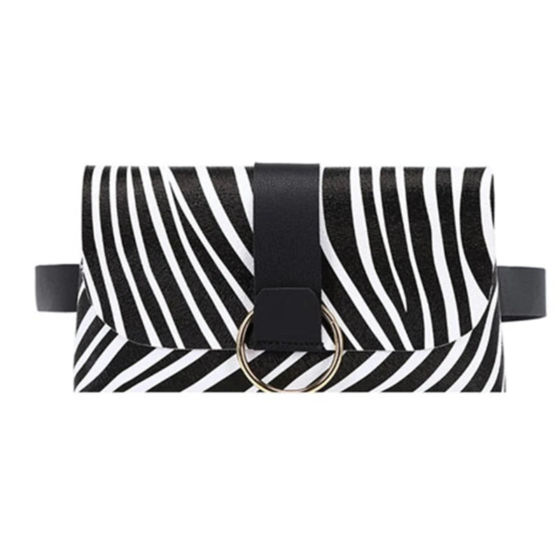 Mini Envelope Waist Bag PU Leather Clutch Cell Phone Purse