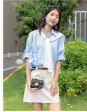 Chain Bag Girl PVC Jelly Bag Pearl Crossbody Small Square Bag