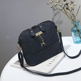 Pink Crossbody Bag for Women with Wide Shoulder Strap