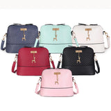 Pink Crossbody Bag for Women with Wide Shoulder Strap