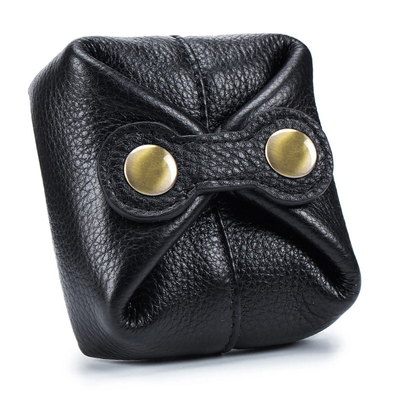 Mini Lipstick Storage Bag Soft PU Leather Wallet & Money Clip For Kids