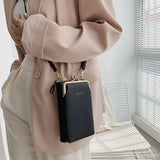 Yellow Mini PU Leather Shoulder Bag for Girls