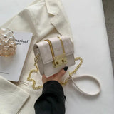 Small Crossbody Bags for Women Lock Flap Purse Messenger Bag