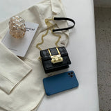 Small Crossbody Bags for Women Lock Flap Purse Messenger Bag
