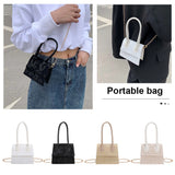 Print Straw Woven PU Leather Tote for Women