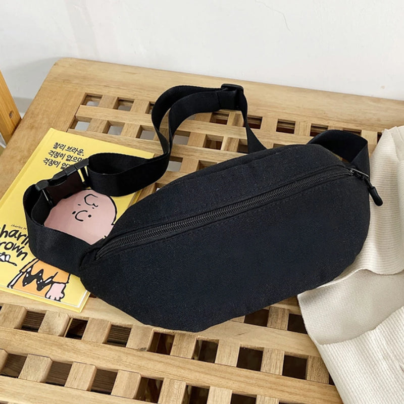 Cat Anime Waist Bag Crossbody Shoulder Chest Bags Wallet