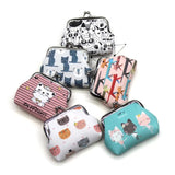 Cartoon Cat Mini Wallet for Women Girls Kids Clutch Money Bags