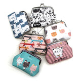 Cartoon Cat Mini Wallet for Women Girls Kids Clutch Money Bags