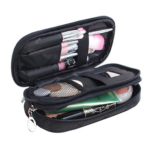 Women Cosmetic Bag Travel Organizer Makeup Clutch Waterproof Toiletry Pouch