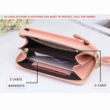 Women Mobile Phone Bag Shoulder Messenger Bag Large Capacity Stylish handbag