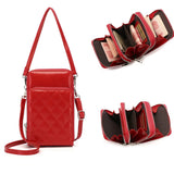 Women Phone Bag Crossbody Leather Wallet Small Shoulder Bag