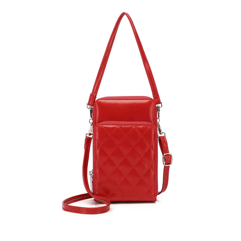 Women Phone Bag Crossbody Leather Wallet Small Shoulder Bag