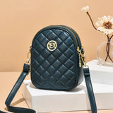 Women Leather Large Capacity Wallet Crossbody Clutch