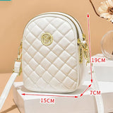 Women Leather Large Capacity Wallet Crossbody Clutch