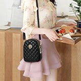 Women Leather Large Capacity Wallet Crossbody Clutch