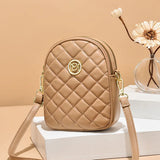 Women Leather Large Capacity Wallet Crossbody Clutch