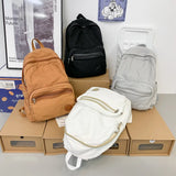 Canvas Travel College School Bag for Teen Girls Laptop Rucksack