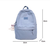 Waterproof Nylon School Bag Laptop Rucksack
