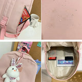 Waterproof Nylon School Bag Laptop Rucksack