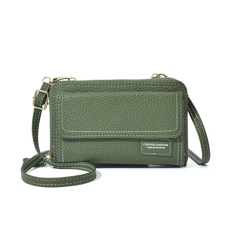 Women Multifunction Shoulder Wallet Crossbody Purse
