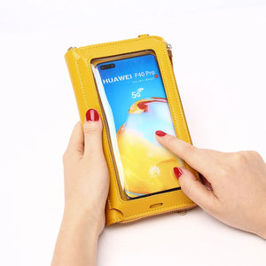 Women Touch Screen Phone Bag Single Shoulder Purse Wallet