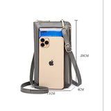 Women Touch Screen Phone Bag Single Shoulder Purse Wallet