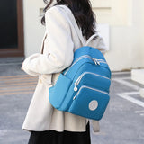 Multilayer Nylon Backpacks Shoulder Bags Female Backpack