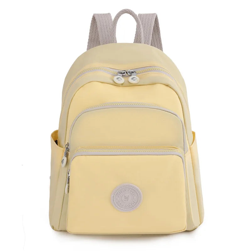 Multilayer Nylon Backpacks Shoulder Bags Female Backpack