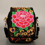 Vintage Women Embroidery Canvas Shoulder Bag Handbag Messenger